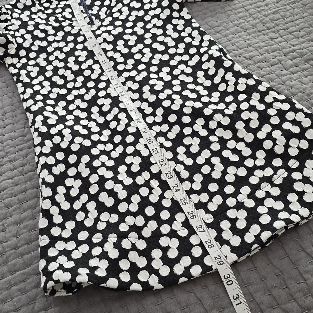 Deletta Black and White Polka Dot Women's Top Or Tunic - Picture 8 of 14